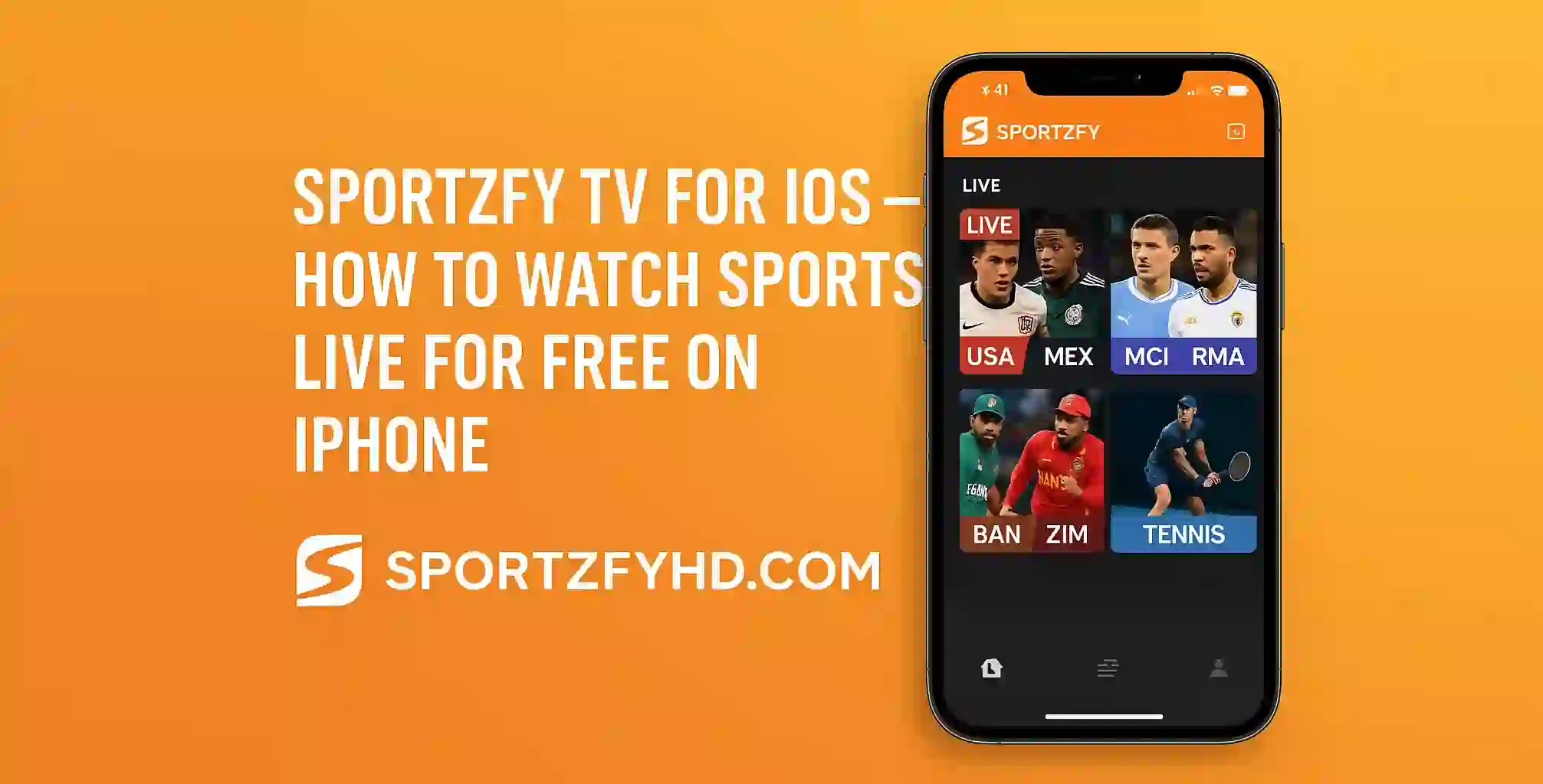 Sportzfy TV for iOS – How to Watch Sports Live for Free on iPhone