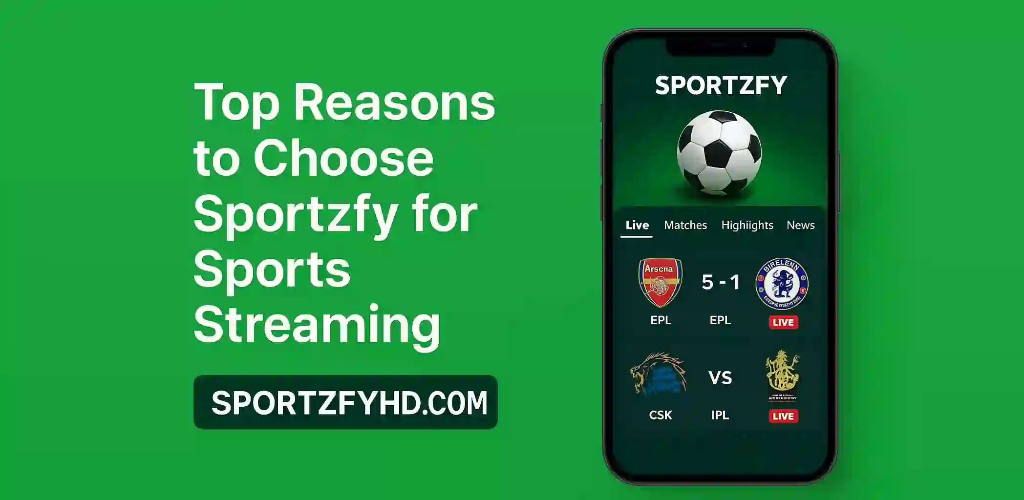 Top Reasons to Choose Sportzfy for Sports Streaming